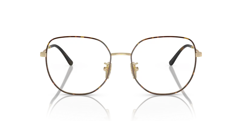 VOGUE EYEWEAR Donna VO4296D 5078 Montature da vista Metallo Marrone Trasparente Geometrica Normale miniatura 2