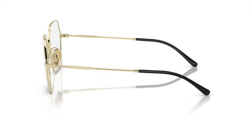 VOGUE EYEWEAR Donna VO4297T 5191 Montature da vista Titanio Oro Trasparente Geometrica Normale miniatura 3