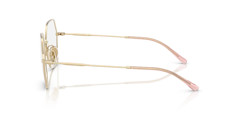 VOGUE EYEWEAR Donna VO4297T 5193 Montature da vista Titanio Marrone Trasparente Geometrica Normale miniatura 3