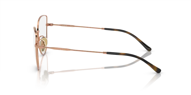 VOGUE EYEWEAR Donna VO4298T 5192 Montature da vista Titanio Oro Trasparente Cat Eye Normale miniatura 3