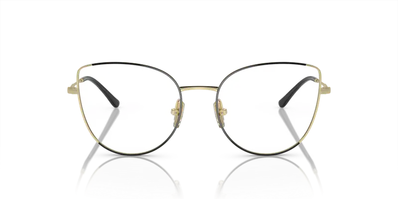 VOGUE EYEWEAR Donna VO4298T 5195 Montature da vista Titanio Nero Trasparente Cat Eye Normale miniatura 2