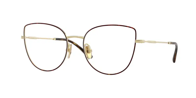 VOGUE EYEWEAR Donna VO4298T  5213 Montature da vista Titanio Havana Trasparente Cat Eye Normale