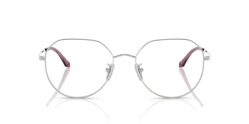 Donna VO4301D 323 Montature da vista Metallo Argento Trasparente Geometrica Normale miniatura 3