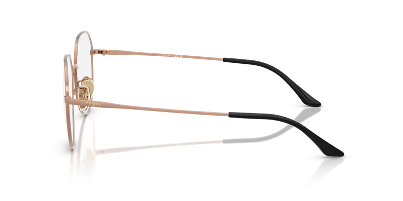 VOGUE EYEWEAR Donna VO4301D 5075 Montature da vista Metallo Oro Trasparente Geometrica Normale miniatura 3