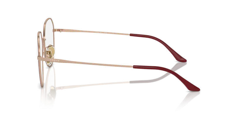 VOGUE EYEWEAR Donna VO4301D 5089 Montature da vista Metallo Rosa Trasparente Geometrica Normale miniatura 3