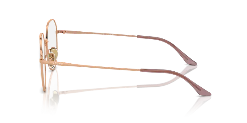 VOGUE EYEWEAR Donna VO4301D 5152 Montature da vista Metallo Oro Trasparente Geometrica Normale miniatura 3