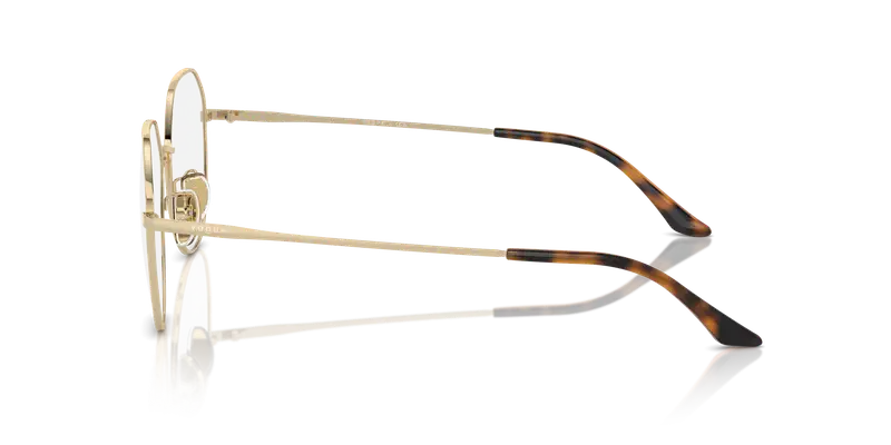 VOGUE EYEWEAR Donna VO4301D 848 Montature da vista Metallo Oro Trasparente Geometrica Normale miniatura 3