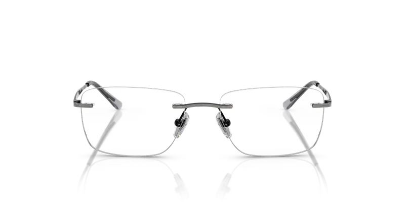 VOGUE EYEWEAR Donna VO4314I 5136 Montature da vista Metallo Argento Trasparente Pillow Normale miniatura 2