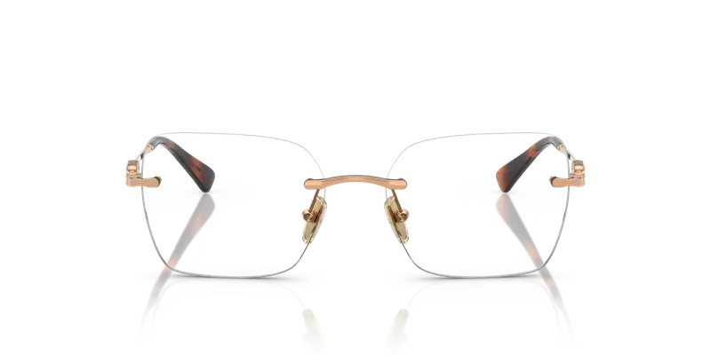 VOGUE EYEWEAR Donna VO4320B 5152 Montature da vista Metallo Oro Trasparente Squadrata Normale miniatura 2