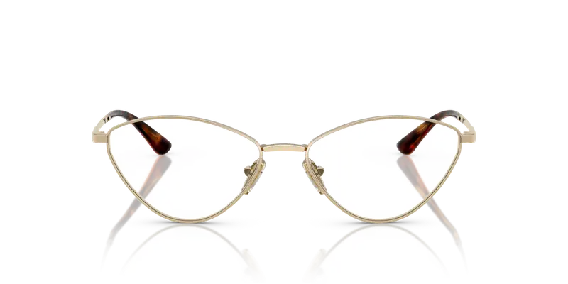 VOGUE EYEWEAR Donna VO4325 848 Montature da vista Metallo Oro Trasparente Geometrica Normale miniatura 2