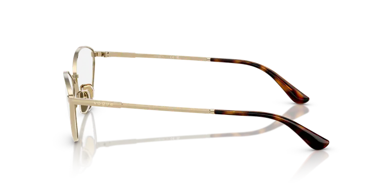 VOGUE EYEWEAR Donna VO4325 848 Montature da vista Metallo Oro Trasparente Geometrica Normale miniatura 3