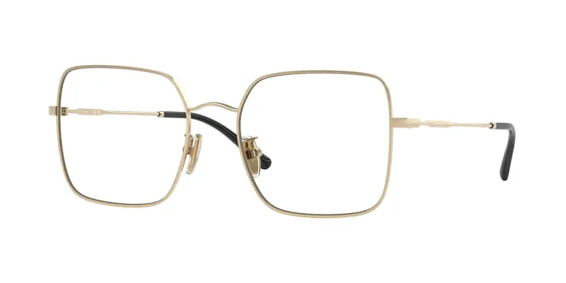VOGUE EYEWEAR Donna VO4328D  848 Montature da vista Metallo Oro Trasparente Squadrata Normale