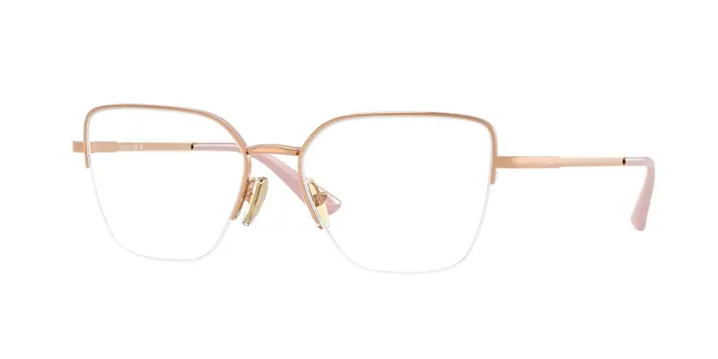 VOGUE EYEWEAR Donna VO4331  5207 Montature da vista Metallo Rosa Trasparente Farfalla Normale