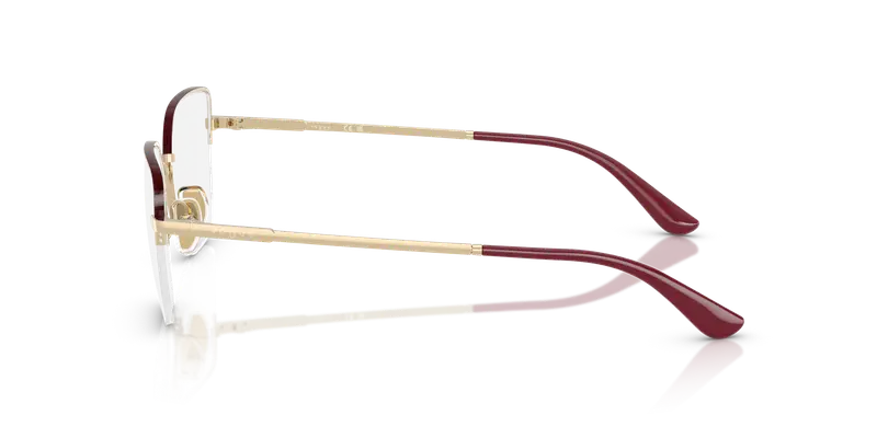 VOGUE EYEWEAR Donna VO4331 5208 Montature da vista Metallo Oro Trasparente Farfalla Normale miniatura 3