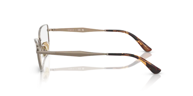 VOGUE EYEWEAR Donna VO4333 5138 Montature da vista Metallo Marrone Trasparente Farfalla Normale miniatura 3