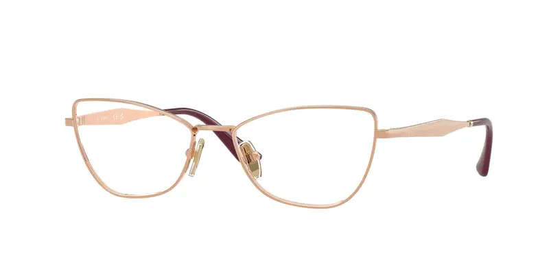 VOGUE EYEWEAR Donna VO4333  5152 Montature da vista Metallo Oro Trasparente Farfalla Normale