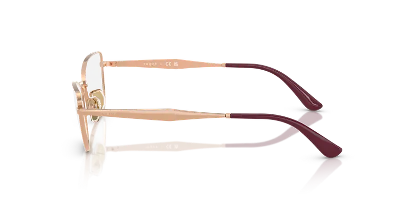 VOGUE EYEWEAR Donna VO4333 5152 Montature da vista Metallo Oro Trasparente Farfalla Normale miniatura 3