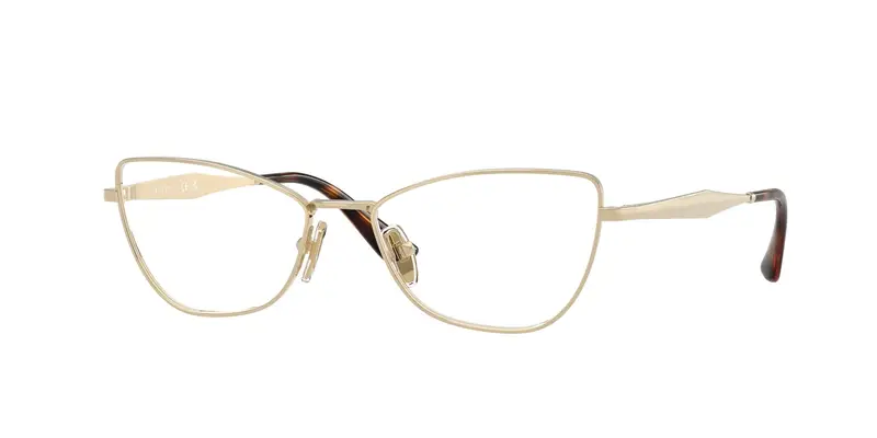VOGUE EYEWEAR Donna VO4333  848 Montature da vista Metallo Oro Trasparente Farfalla Normale
