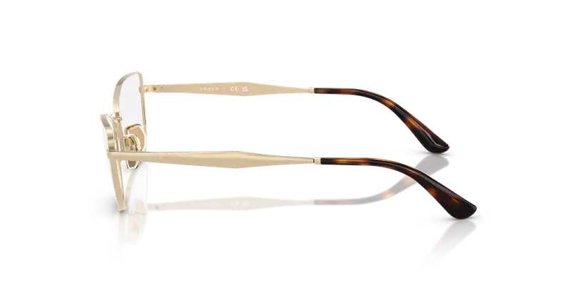 VOGUE EYEWEAR Donna VO4333 848 Montature da vista Metallo Oro Trasparente Farfalla Normale miniatura 3