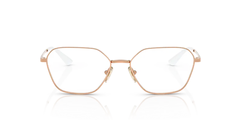 VOGUE EYEWEAR Donna VO4334 5209 Montature da vista Metallo Oro Trasparente Geometrica Normale miniatura 2