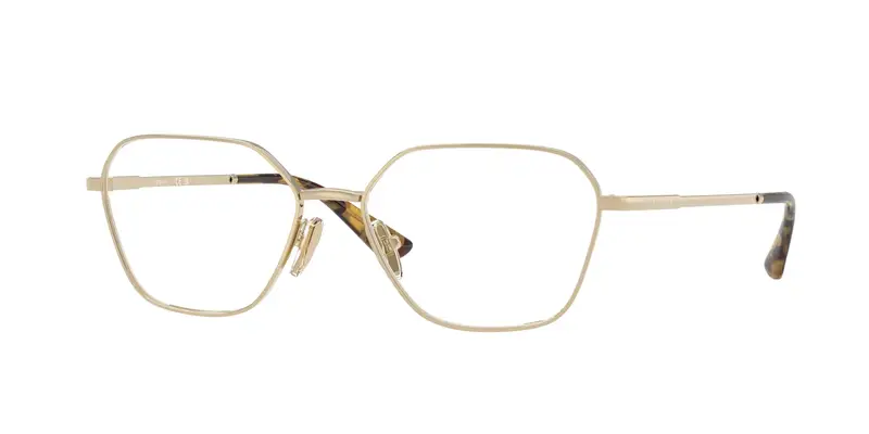 VOGUE EYEWEAR Donna VO4334  848 Montature da vista Metallo Oro Trasparente Geometrica Normale
