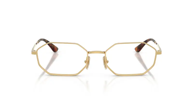 Donna VO4341 280 Montature da vista Metallo Oro Trasparente Geometrica Normale miniatura 3