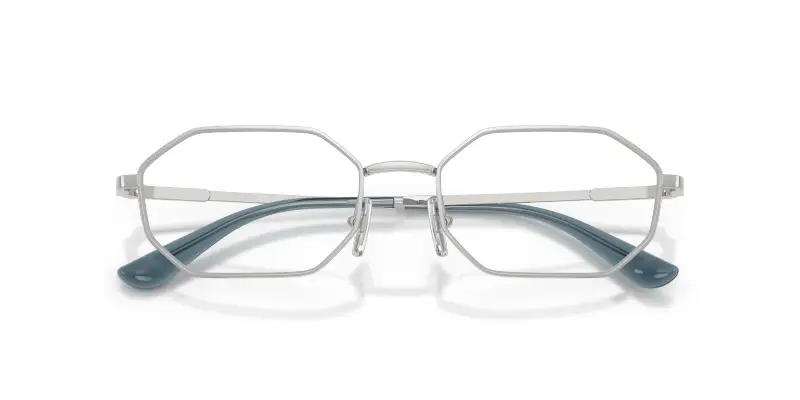 Donna VO4341 323 Montature da vista Metallo Argento Trasparente Geometrica Normale miniatura 2