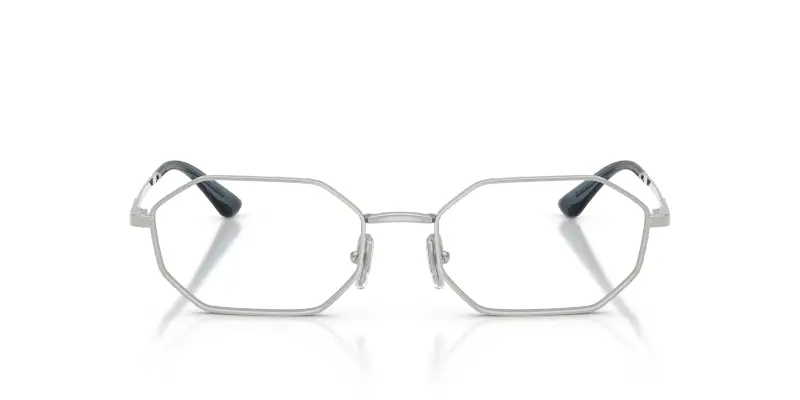 Donna VO4341 323 Montature da vista Metallo Argento Trasparente Geometrica Normale miniatura 3