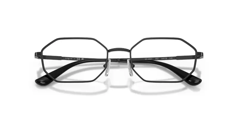 Donna VO4341 352 Montature da vista Metallo Nero Trasparente Geometrica Normale miniatura 2