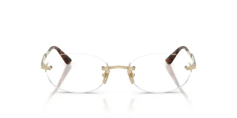 Donna VO4343 848 Montature da vista Metallo Oro Trasparente Rotonda Normale miniatura 3