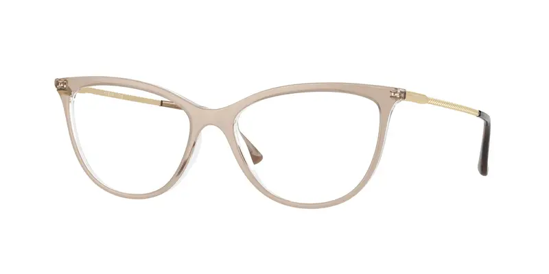 VOGUE EYEWEAR Donna VO5239  2735 Montature da vista Iniettato Marrone Trasparente Cat Eye Normale