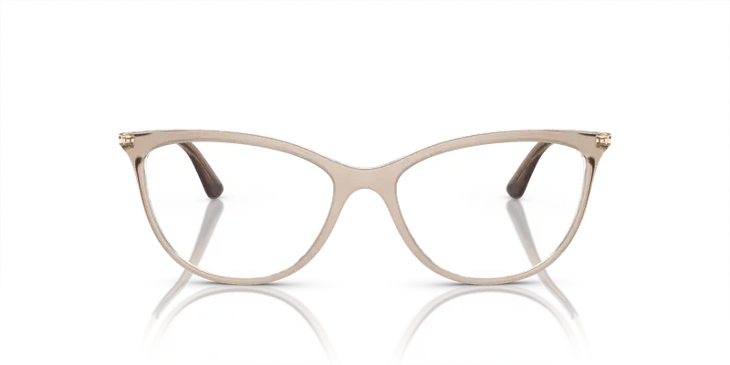 VOGUE EYEWEAR Donna VO5239 2735 Montature da vista Iniettato Marrone Trasparente Cat Eye Normale miniatura 2