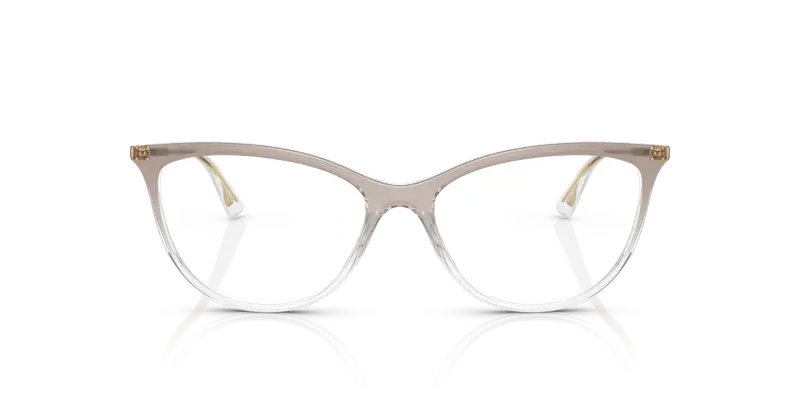 VOGUE EYEWEAR Donna VO5239 2736 Montature da vista Iniettato Marrone Trasparente Cat Eye Normale miniatura 2