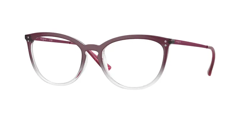 VOGUE EYEWEAR Donna VO5276  2737 Montature da vista Iniettato Viola Trasparente Cat Eye Normale