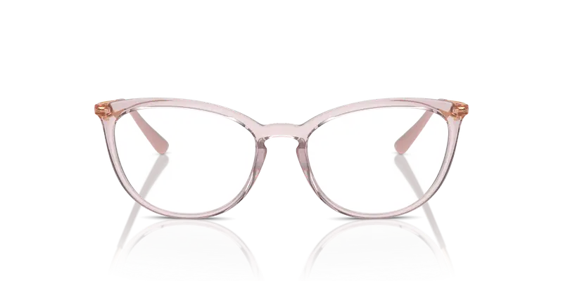 VOGUE EYEWEAR Donna VO5276 2942 Montature da vista Iniettato Rosa Trasparente Cat Eye Normale miniatura 2