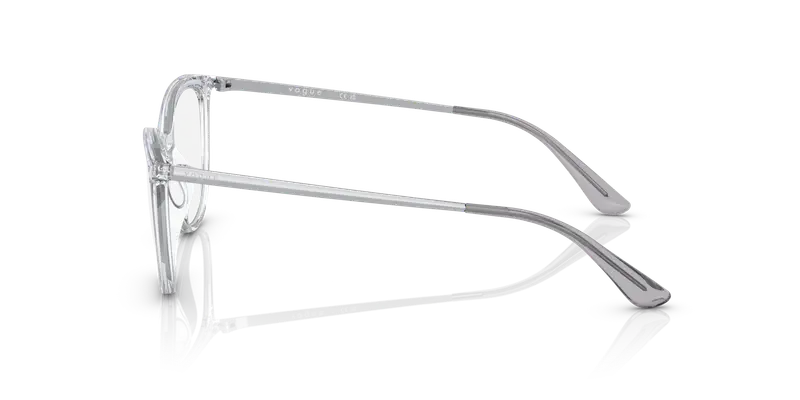 VOGUE EYEWEAR Donna VO5276 3035 Montature da vista Iniettato Blu Trasparente Cat Eye Normale miniatura 3