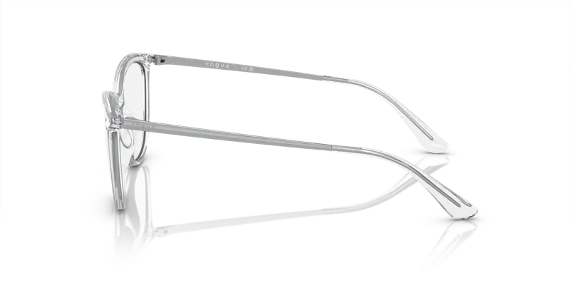 VOGUE EYEWEAR Donna VO5276 W745 Montature da vista Iniettato Trasparente Trasparente Cat Eye Normale miniatura 3