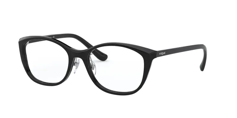 VOGUE EYEWEAR Donna VO5296D  W44 Montature da vista Acetato Nero Trasparente Pillow Normale