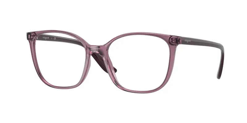 VOGUE EYEWEAR Donna VO5356  2761 Montature da vista Iniettato Viola Trasparente Squadrata Normale