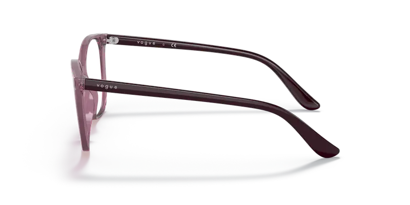 VOGUE EYEWEAR Donna VO5356 2761 Montature da vista Iniettato Viola Trasparente Squadrata Normale miniatura 3