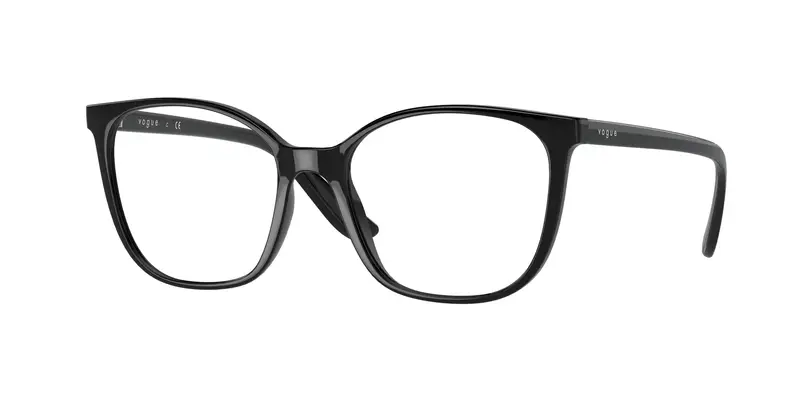 VOGUE EYEWEAR Donna VO5356  W44 Montature da vista Iniettato Nero Trasparente Squadrata Normale