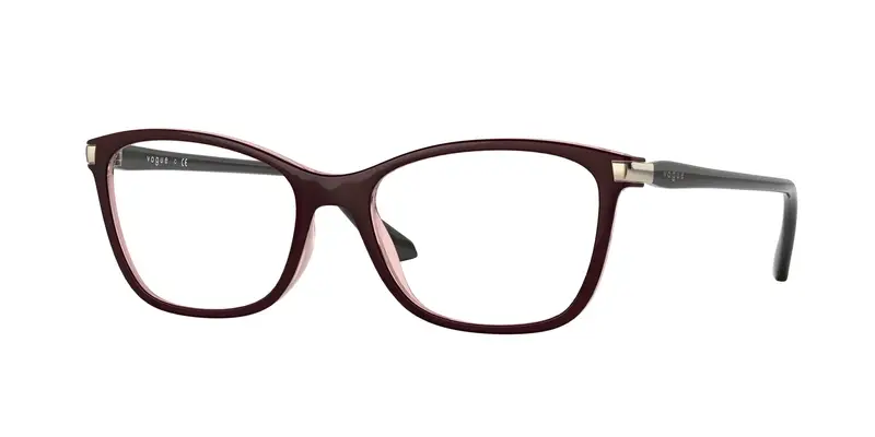 VOGUE EYEWEAR Donna VO5378  2907 Montature da vista Iniettato Marrone Trasparente Pillow Normale
