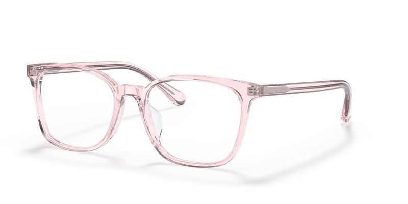 VOGUE EYEWEAR Donna VO5399D 2828 Montature da vista Acetato Rosa Trasparente Squadrata Normale miniatura 3