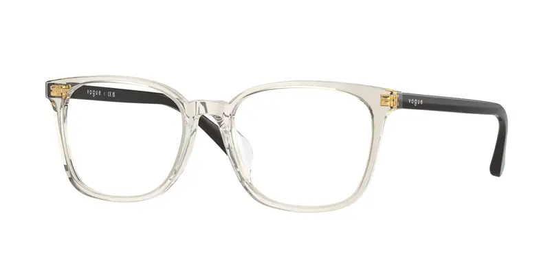 VOGUE EYEWEAR Donna VO5399D  2998 Montature da vista Acetato Marrone Trasparente Squadrata Normale
