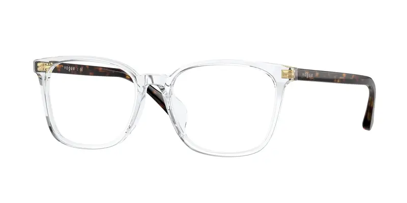 VOGUE EYEWEAR Donna VO5399D  W745 Montature da vista Acetato Trasparente Trasparente Squadrata Normale