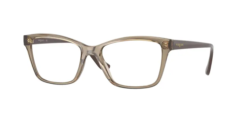 VOGUE EYEWEAR Donna VO5420  2940 Montature da vista Iniettato Marrone Trasparente Pillow Normale