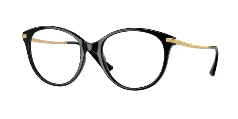VOGUE EYEWEAR Donna VO5423  W44 Montature da vista Iniettato Nero Trasparente Pantos Normale