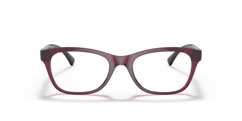 VOGUE EYEWEAR Donna VO5424B 2989 Montature da vista Iniettato Rosso Trasparente Pillow Normale miniatura 2