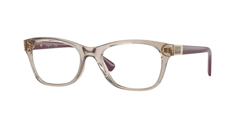 VOGUE EYEWEAR Donna VO5424B  2990 Montature da vista Iniettato Marrone Trasparente Pillow Normale