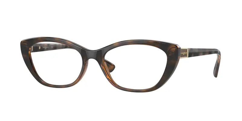 VOGUE EYEWEAR Donna VO5425B  2386 Montature da vista Plastica Havana  Rotonda